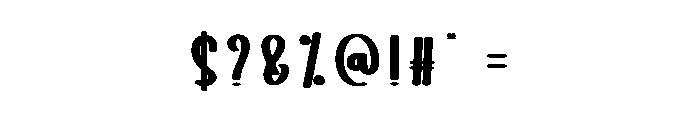 Seasone Font OTHER CHARS