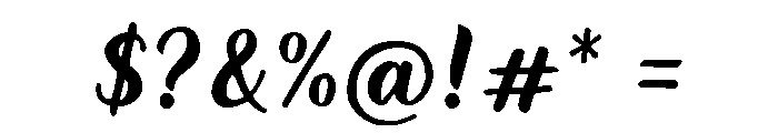 Seasoned Camper Regular Font OTHER CHARS