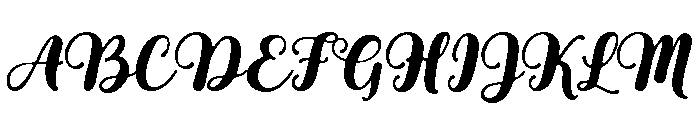 Seasoned Camper Regular Font UPPERCASE