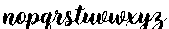 Seasoned Camper Regular Font LOWERCASE