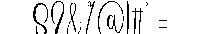 Seathink Font OTHER CHARS