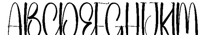 Seathink Font UPPERCASE