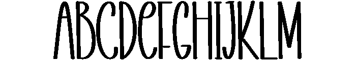 Seating Font UPPERCASE