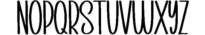 Seating Font LOWERCASE
