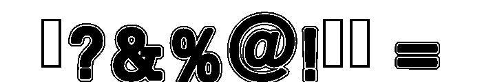 Second Bold Regular Font OTHER CHARS