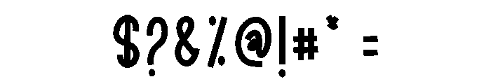 Second Choice Font OTHER CHARS