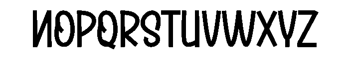 Second Choice Font LOWERCASE