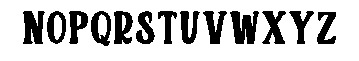 Second Civil Regular Font UPPERCASE
