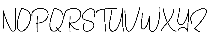 Second Day Font UPPERCASE