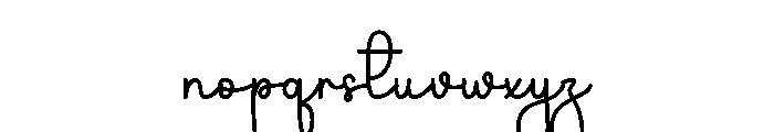 Second Day Font LOWERCASE