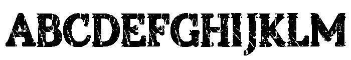 Second Life Regular Font UPPERCASE