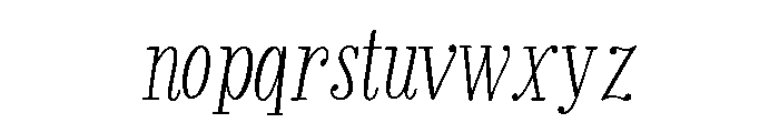 Second Mark Serif Regular Font LOWERCASE