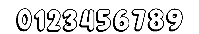 Second Outline Regular Font OTHER CHARS