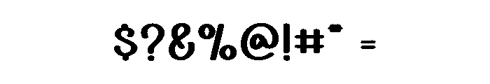 Second Piece Font OTHER CHARS