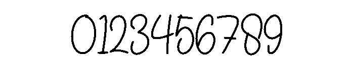 Second Regular Font OTHER CHARS