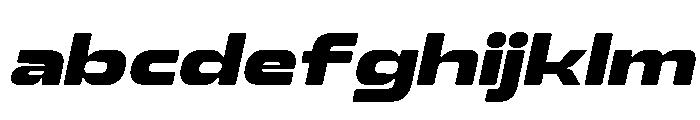 Second Time Expanded Italic FONT