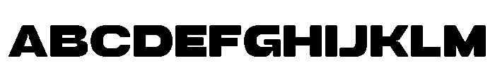 Second Time Expanded Font UPPERCASE