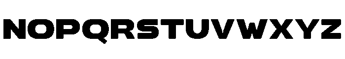 Second Time Expanded Font UPPERCASE