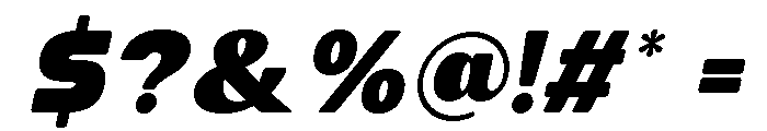 Second Time Italic Font OTHER CHARS