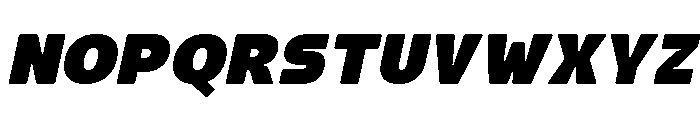 Second Time Italic Font UPPERCASE