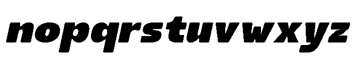 Second Time Italic Font LOWERCASE
