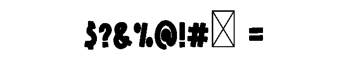 Second Tones Font OTHER CHARS