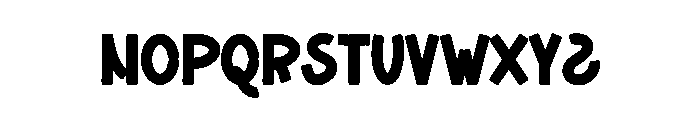 Second Tones Font LOWERCASE