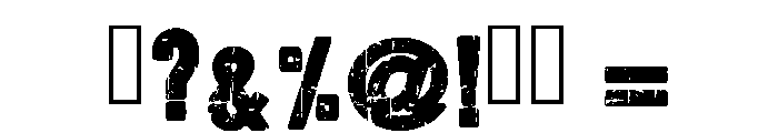 Second Vintage Regular Font OTHER CHARS