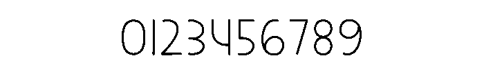 Seconds Number Font OTHER CHARS