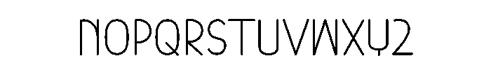 Seconds Number Font LOWERCASE