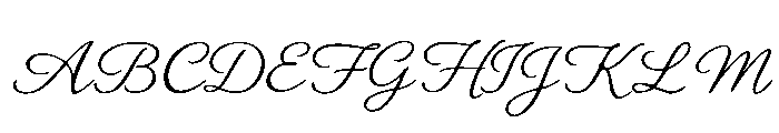 Secret Cantena Script Regular Font UPPERCASE