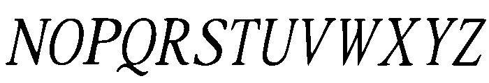 Secret Cantena Slant Regular Font UPPERCASE