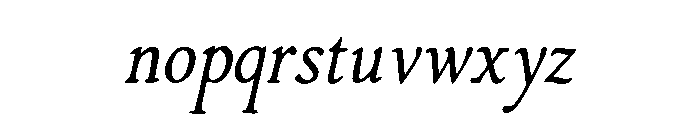 Secret Cantena Slant Regular Font LOWERCASE