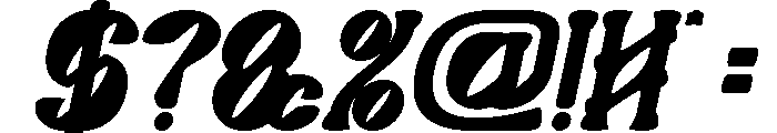 Secret Garden Bold Italic Font OTHER CHARS