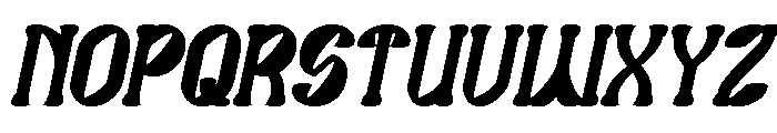 Secret Garden Bold Italic Font UPPERCASE