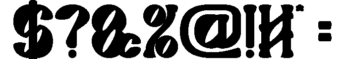 Secret Garden Bold Font OTHER CHARS