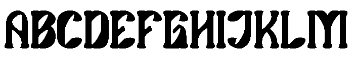 Secret Garden Bold Font UPPERCASE