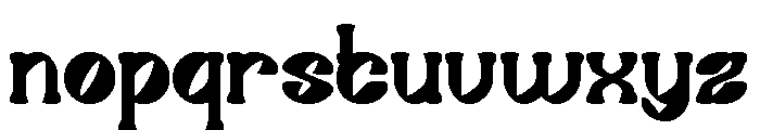 Secret Garden Bold Font LOWERCASE