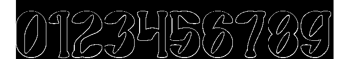 Secret Garden-Hollow-Inverse Font OTHER CHARS