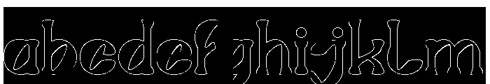 Secret Garden-Hollow-Inverse FONT