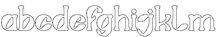 Secret Garden-Hollow FONT