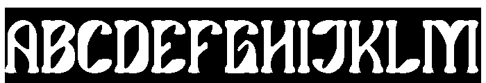 Secret Garden-Inverse Font UPPERCASE