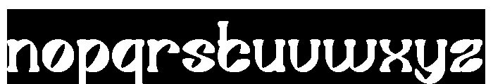Secret Garden-Inverse Font LOWERCASE
