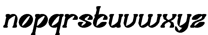 Secret Garden Italic Font LOWERCASE