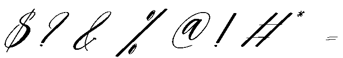 Sectional Font OTHER CHARS