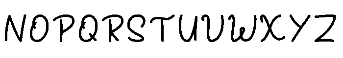 Sectro Font UPPERCASE