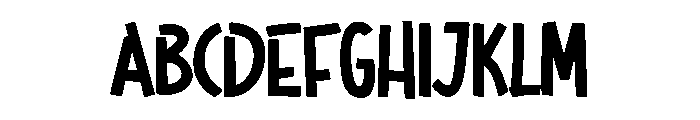 Sefalio Font UPPERCASE