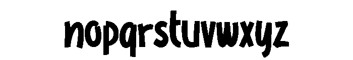 Sefalio Font LOWERCASE