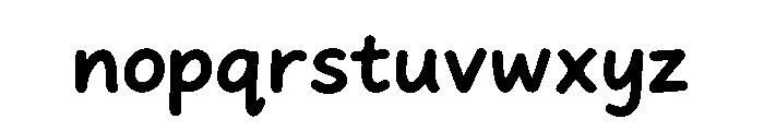 SefiatoCombios-Regular Font LOWERCASE