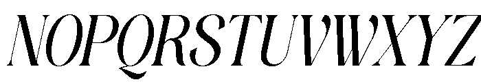 Sefina Brandish Italic Font UPPERCASE